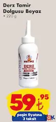 DERZ TAMİR DOLGUSU BEYAZ 220 G fiyat ve kampanya bilgisi